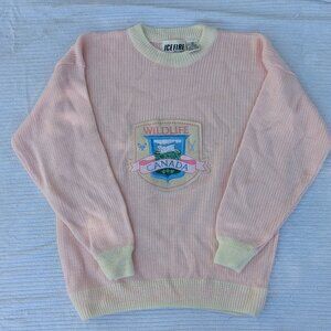 Ice Fire International Vintage Wildlife Canada Pullover sweater